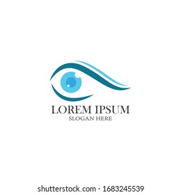 Branding Identity Corporate Eye Care vector logo design icon