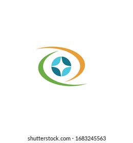 Branding Identity Corporate Eye Care vector logo design icon