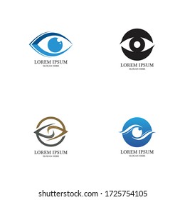 Branding Identity Corporate Eye Care vector logo