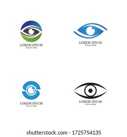 Branding Identity Corporate Eye Care vector logo