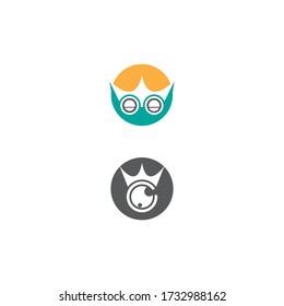 Branding Identity Corporate Eye Care vector logo design