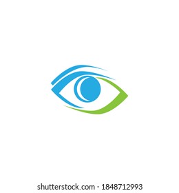 Branding Identity Corporate Eye Care vector logo design