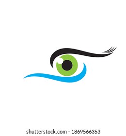 Branding Identity Corporate Eye Care vector logo design