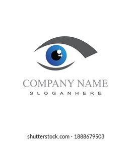 Branding Identity Corporate Eye Care vector logo design