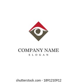 Branding Identity Corporate Eye Care vector logo design