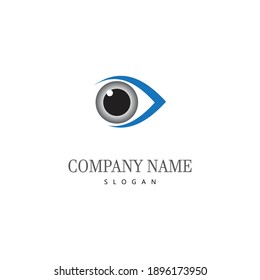 Branding Identity Corporate Eye Care vector logo design