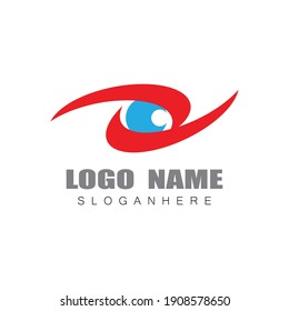 Branding Identity Corporate Eye Care vector logo design