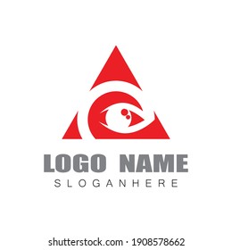 Branding Identity Corporate Eye Care vector logo design