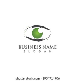 Branding Identity Corporate Eye Care vector logo design