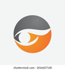 Branding Identity Corporate Eye Care vector logo design