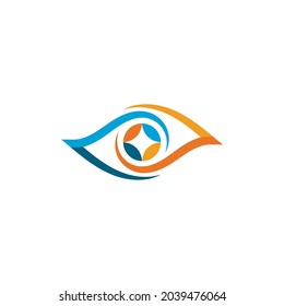 Branding Identity Corporate Eye Care vector design