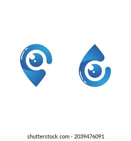 Branding Identity Corporate Eye Care vector design