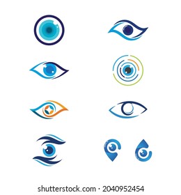 Branding Identity Corporate Eye Care vector design