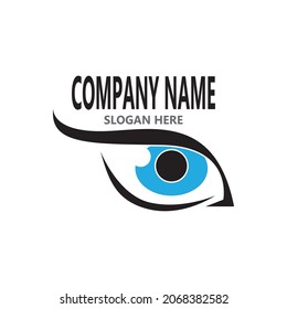 Branding Identity Corporate Eye Care vector logo design
