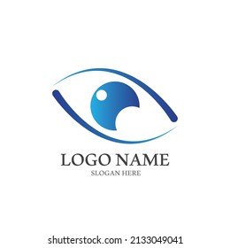 Branding Identity Corporate Eye Care vector logo design