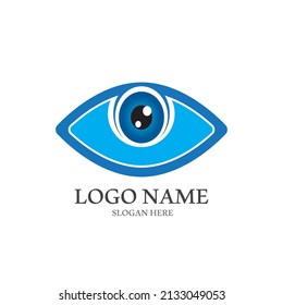 Branding Identity Corporate Eye Care vector logo design
