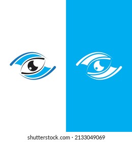 Branding Identity Corporate Eye Care vector logo design