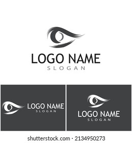 Branding Identity Corporate Eye Care vector logo design