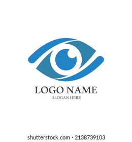 Branding Identity Corporate Eye Care vector logo design
