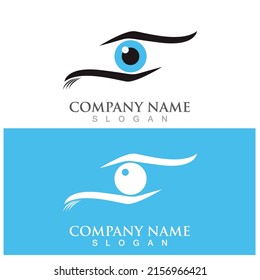 Branding Identity Corporate Eye Care vector logo design