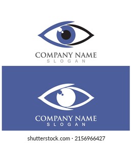 Branding Identity Corporate Eye Care vector logo design