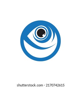 Branding Identity Corporate Eye Care vector logo design