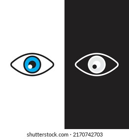 Branding Identity Corporate Eye Care vector logo design