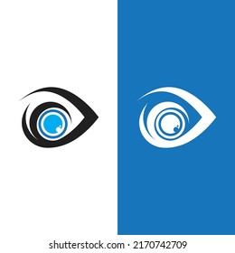 Branding Identity Corporate Eye Care vector logo design