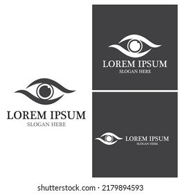 Branding Identity Corporate Eye Care vector logo design