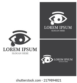 Branding Identity Corporate Eye Care vector logo design