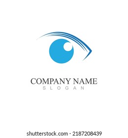 Branding Identity Corporate Eye Care vector logo design