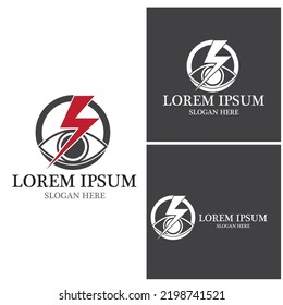 Branding Identity Corporate Eye Care vector logo design