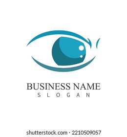 Branding Identity Corporate Eye Care vector logo design