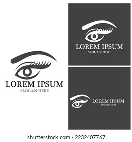 Branding Identity Corporate Eye Care vector logo design