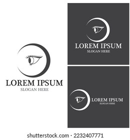 Branding Identity Corporate Eye Care vector logo design