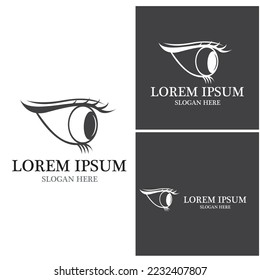Branding Identity Corporate Eye Care vector logo design
