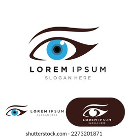 Branding Identity Corporate Eye Care vector logo design