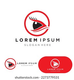 Branding Identity Corporate Eye Care vector logo design