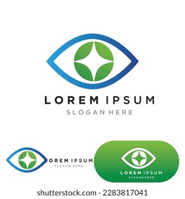Branding Identity Corporate Eye Care vector logo design