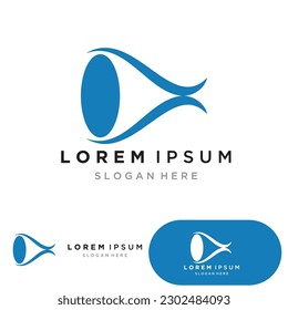 Branding Identity Corporate Eye Care vector logo design