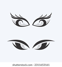 Branding Identity Corporate Eye Care vector logo design
