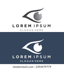 Branding Identity Corporate Eye Care vector logo design