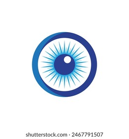 Branding Identity Corporate Eye Care vector logo design