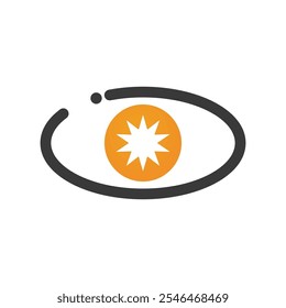Branding Identity Corporate Eye Care vector logo design