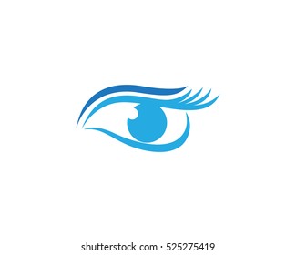 Branding Identity Corporate Eye Care vector logo design