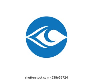 Branding Identity Corporate Eye Care vector logo design