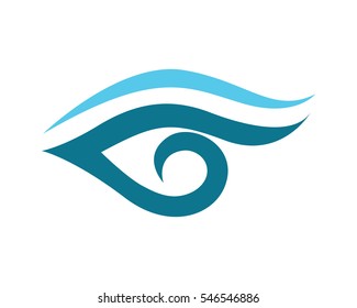 Branding Identity Corporate Eye Care vector logo design