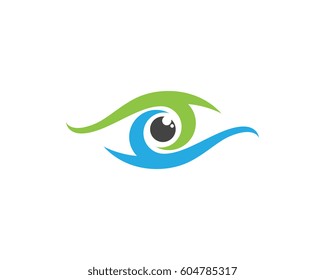 Branding Identity Corporate Eye Care vector logo design