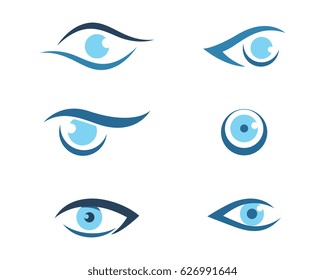 Branding Identity Corporate Eye Care vector logo design