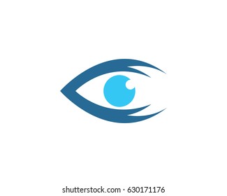 Branding Identity Corporate Eye Care vector logo design